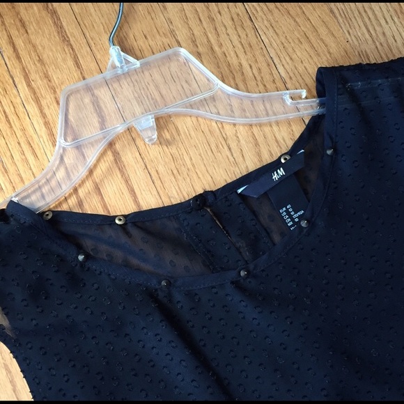 H&M Studded Sheer Blouse - Picture 3 of 8